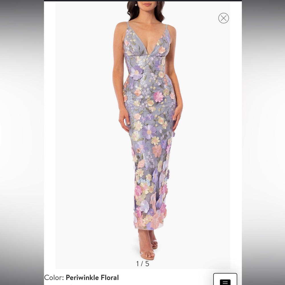 Helsi Norah Sequin Appliqué Gown